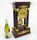 French Empire Clock : an early 19 th c gilded and