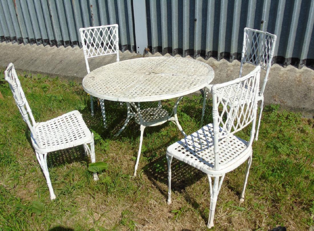 Garden & Architectural , Salvage : a white painted cast (1 of 6)