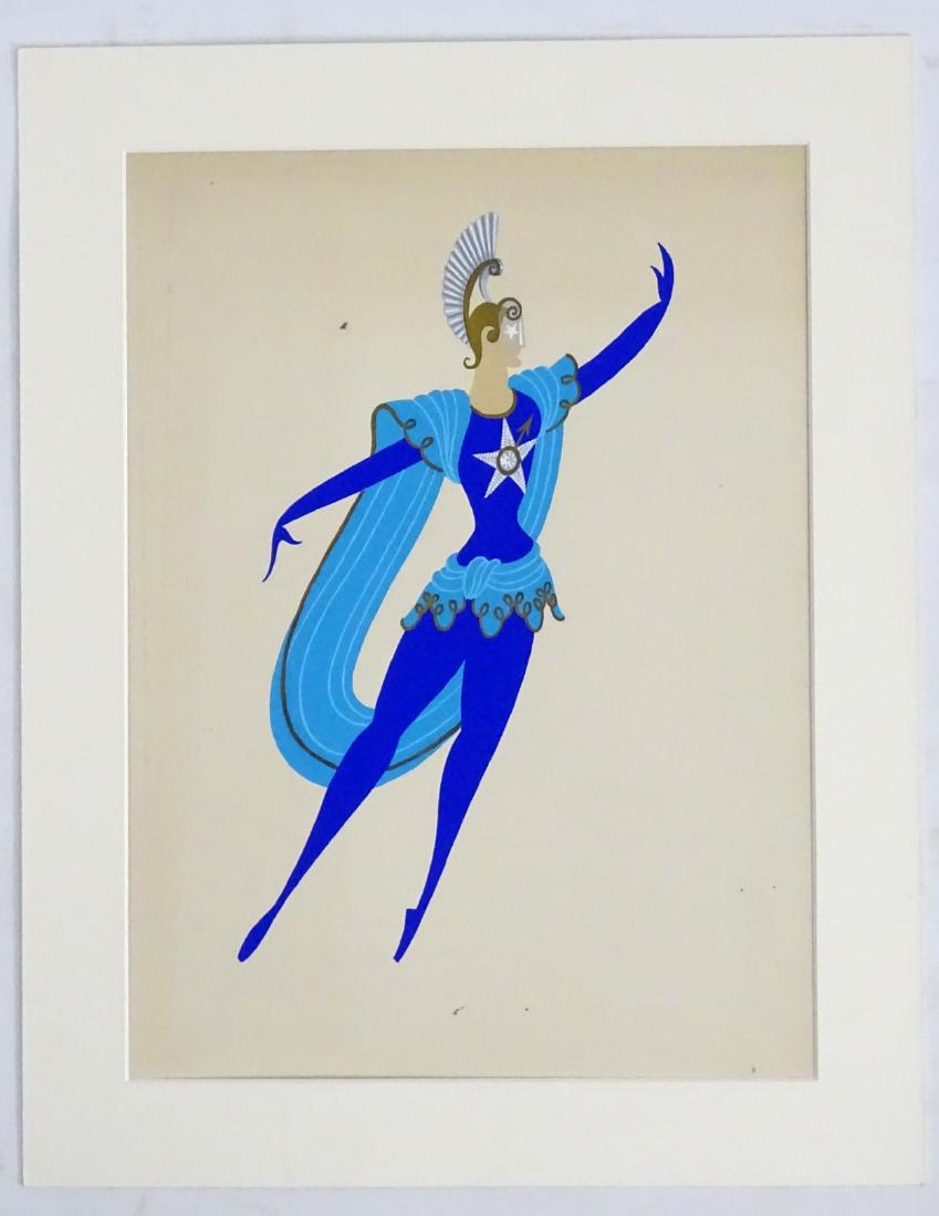 Erté (1892 - 1990) Gouache on paper A theatrical (1 of 4)