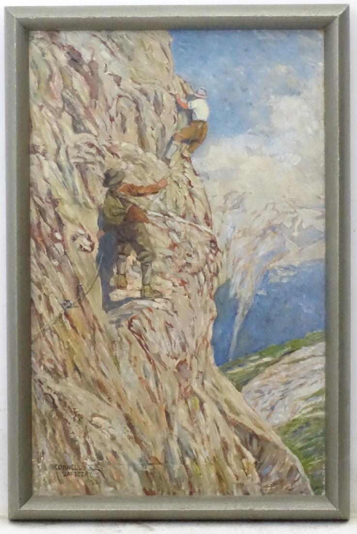 Cornelius Zareczky XIX-XX German, Oil on canvas, (1 of 4)