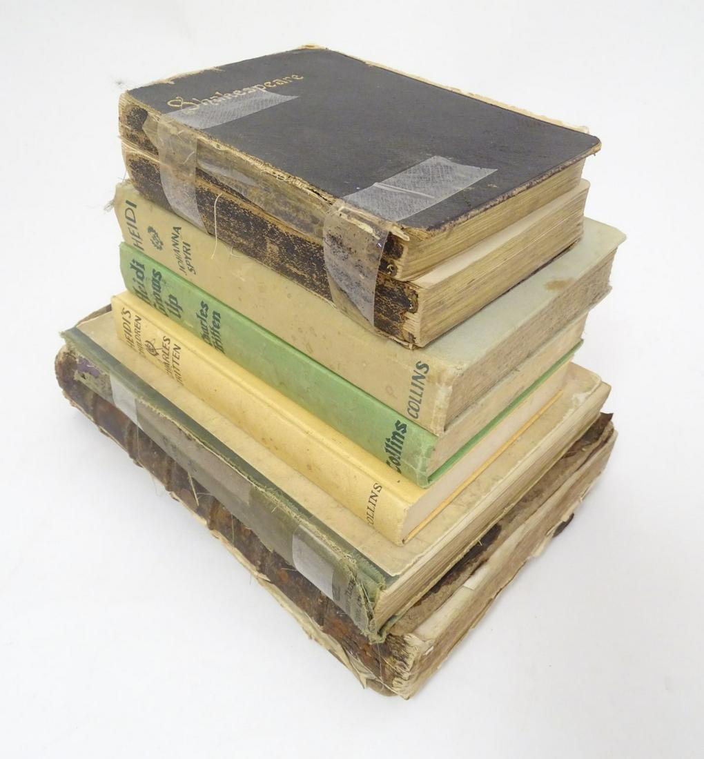 Books: Alice in Wonderland, by Lewis Carroll, pictured: Books: Alice in Wonderland, by Lewis Carroll, pictured by Mabel Lucie Attwell, inscribed 1920; Heidi, by Johanna Spyri, 1956; Heidi's Children, by Charles Tritten, 1971; Heidi Grows Up, by Charles Tri