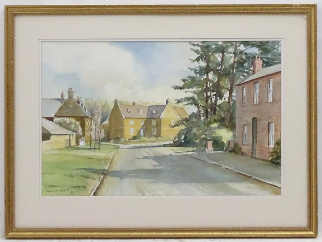 For Auction Colin Truffrey 1993 British Watercolour Oxford