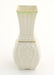 A small Belleek bud vase of squared form with fluted - 4