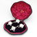 A cased set of four silver salts hallmarked Sheffield