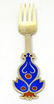 A Danish sterling silver gilt and enamel 1974 Christmas - 4