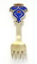 A Danish sterling silver gilt and enamel 1974 Christmas - 5