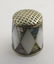 A papier mache snuff box, the hinged lid with mother of - 7