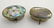A papier mache snuff box, the hinged lid with mother of - 8