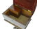 A Regency mahogany tea caddy on stand, with a - 7