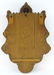 A c.1936 oak hanging shelf with a carved frame, walnut - 2
