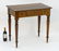 A late 19thC mahogany table with a rectangular top with - 4