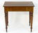 A late 19thC mahogany table with a rectangular top with - 6