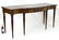 An early 20thC mahogany sideboard with a shaped top, a - 3