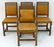 A set of four oak Arts and Crafts style dining chairs - 2