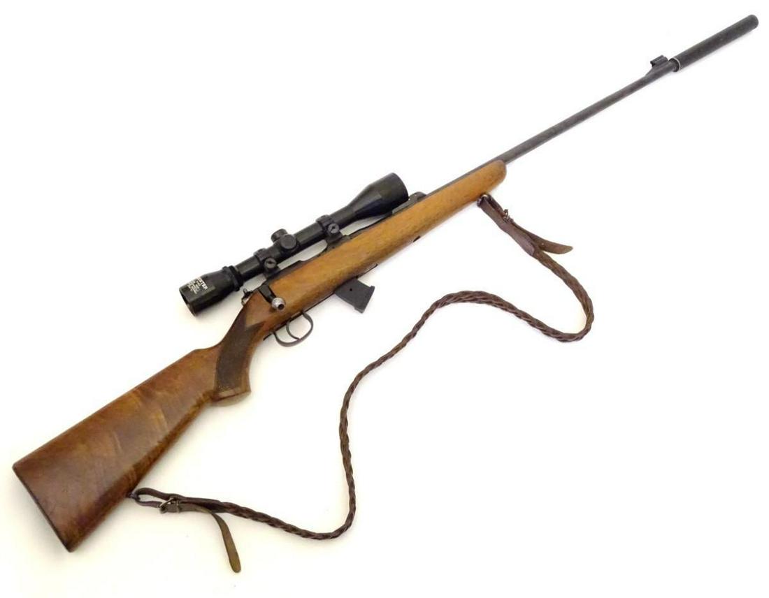 Rimfire rifle a BRNO .22LR boltaction rifle, with 31 Oct 02, 2020
