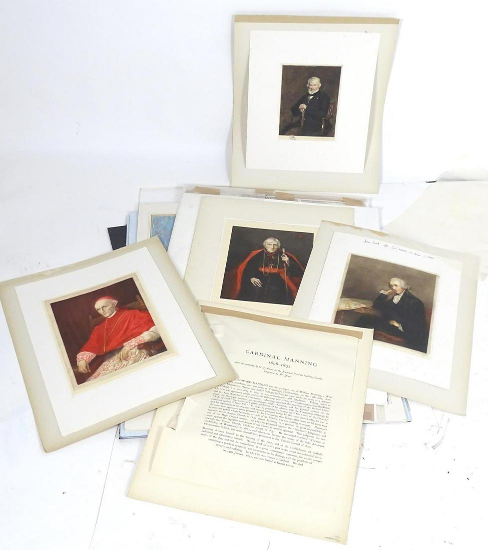 A folio of eleven engravings, limited edition 1 and: A folio of eleven engravings, limited edition 1 and lithographs comprising; After Terence Warren (b. 1948) signed Artists? proof, no. 83/100, A Snip in Time; Lithographs to include After Vincent van G