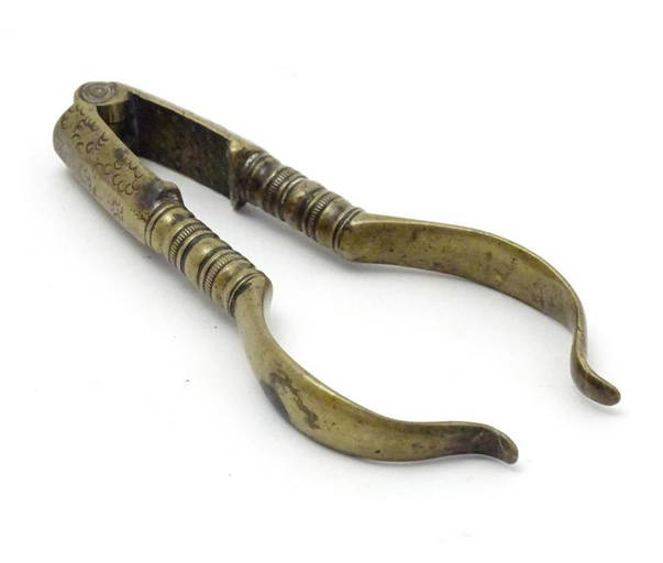 18thc Brass Nutcrackers By Thomas Bingham, Birmingham,