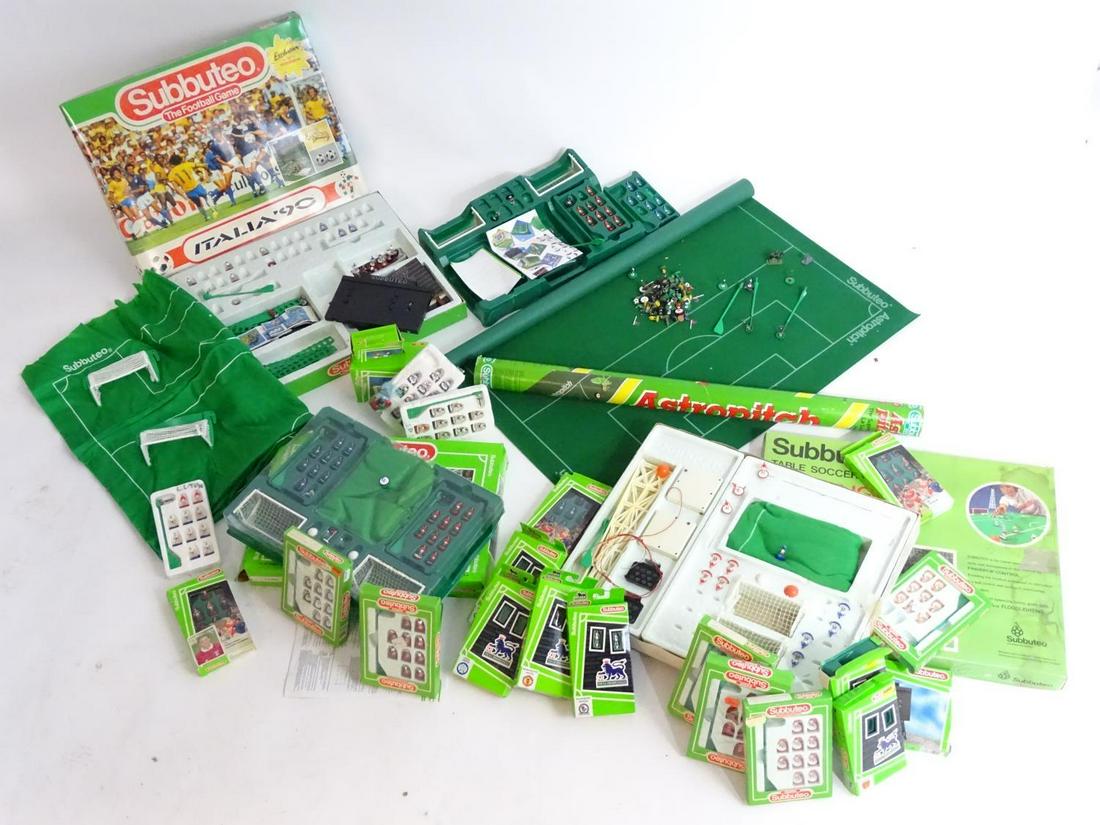 Subbuteo: a large collection of the late 20thC table (1 of 16)