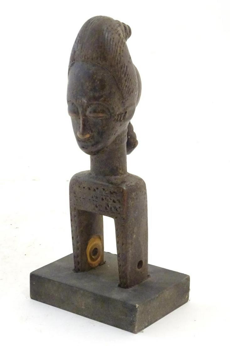 Ethnographic / Native / Tribal: A carved African Heddle (1 of 6)