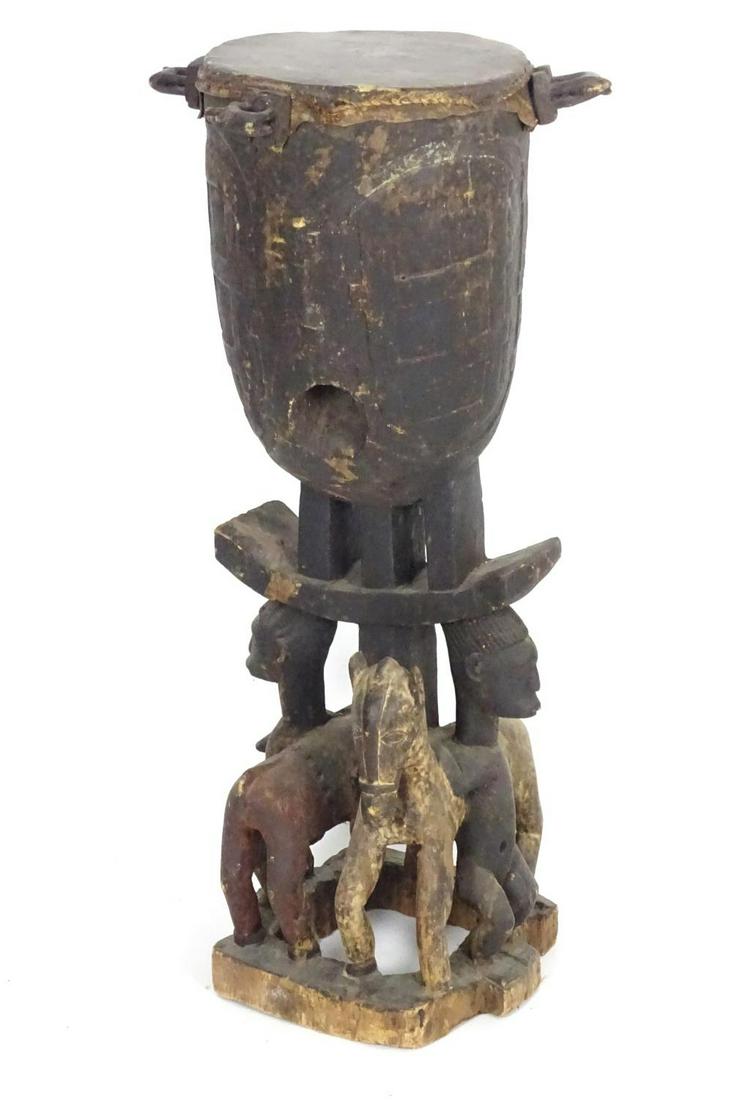 Ethnographic / Native / Tribal: A large carved African (1 of 6)