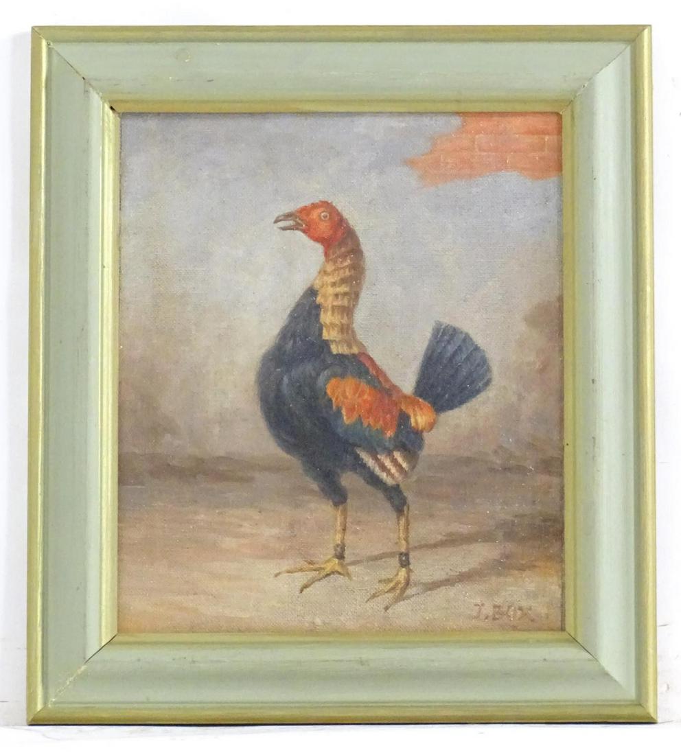 J Box, 20th century, Oil on canvas laid on board, A (1 of 5)