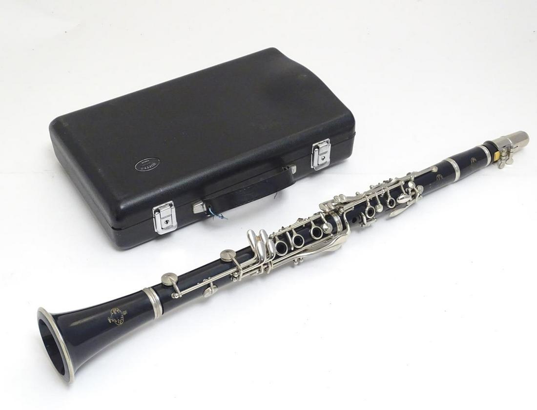 A mid to late 20thC Bb Clarinet by Buffet Crampon, (1 of 9)