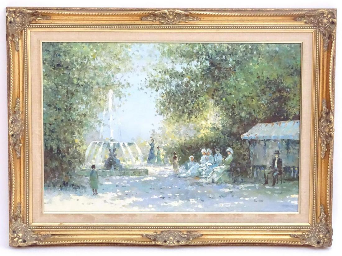 Du Bois, 20th century, French Impressionist School, Oil (1 of 3)