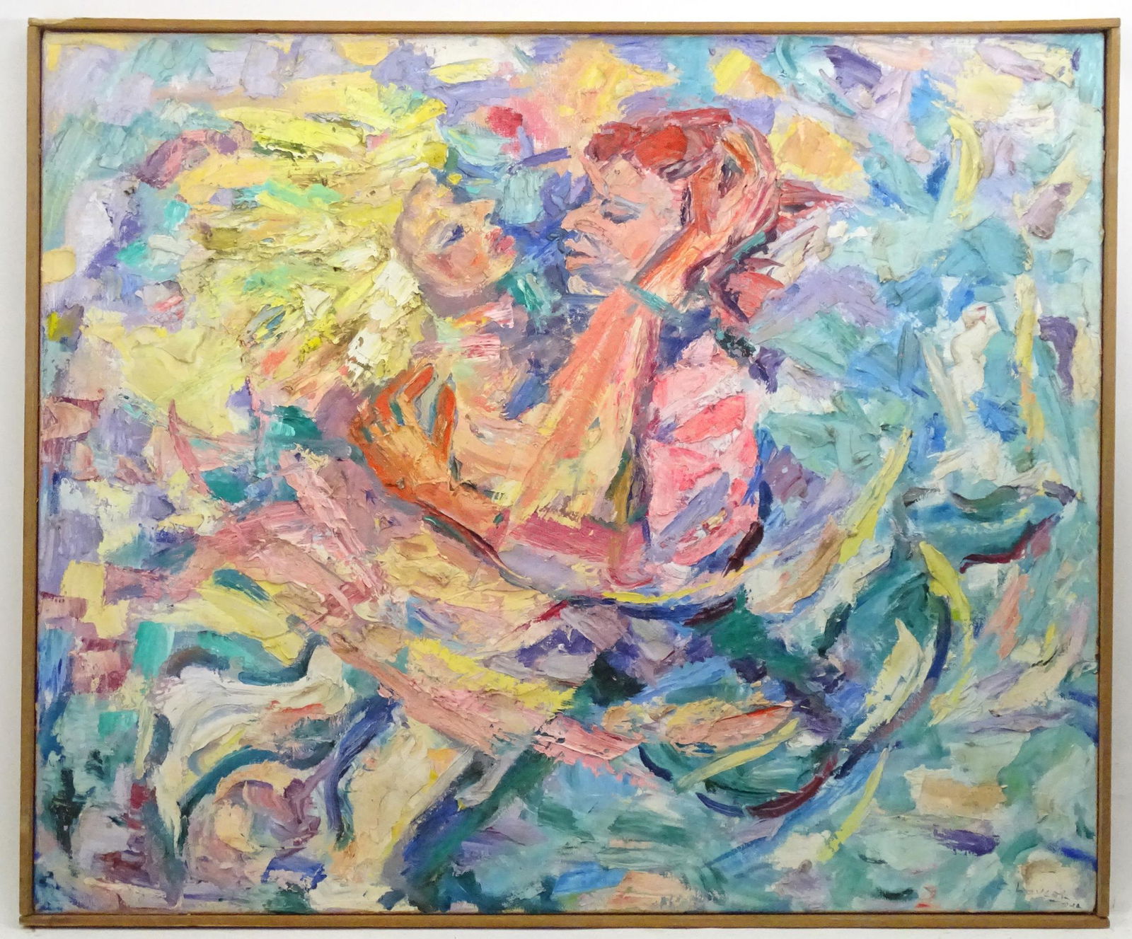 Joyce Shovlar, 20th century, Oil on canvas, Music and (1 of 4)