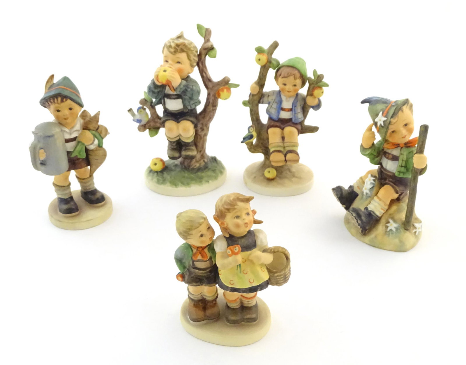 Five Hummel / Goebel figures comprising For Father, no. (1 of 8)