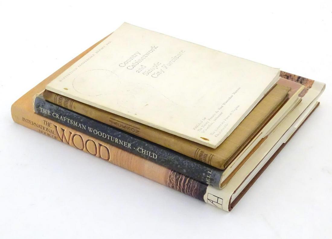 Books: Four books on the subject of wood, titles (1 of 8)