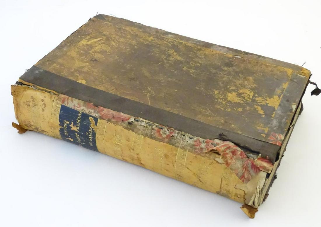 Book: Les Oeuvres du Bien-Heureux Francois de Sales de (1 of 5)