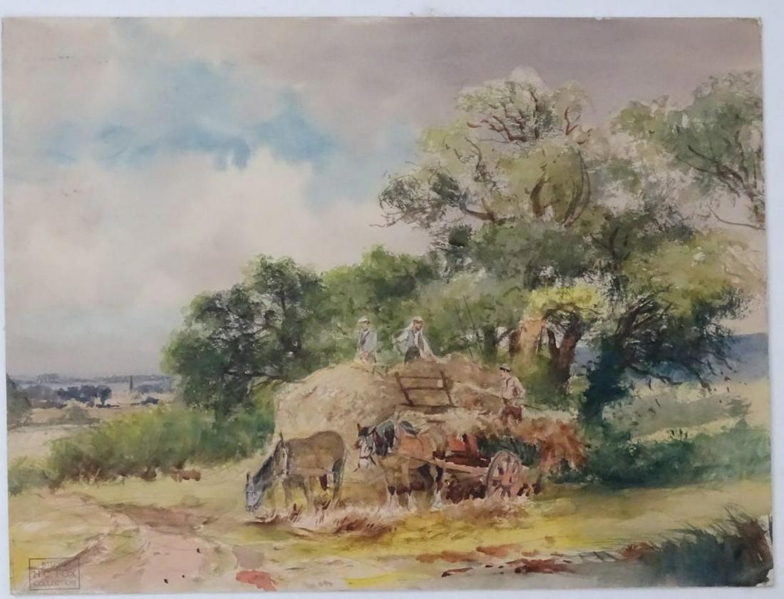 Henry Charles Fox (1860-1929), Watercolour and pencil, (1 of 4)