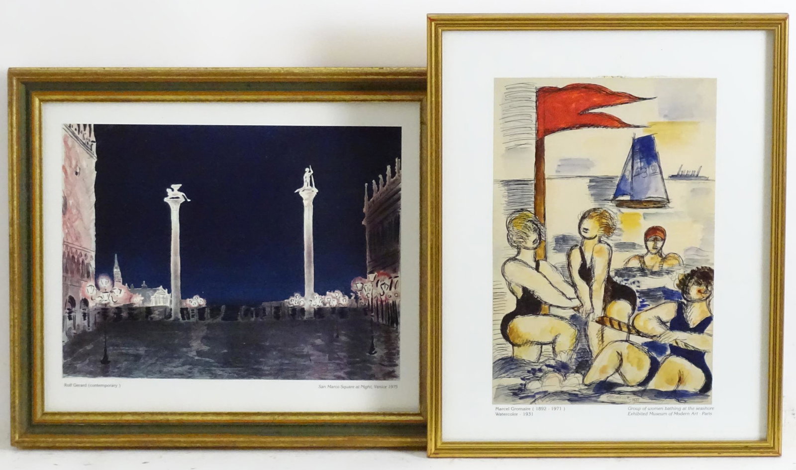 After Rolf Gerard (1909-2011), Colour print, San Marco (1 of 8)