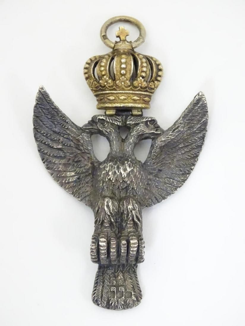 Freemasonry Interest: A silver masonic jewel formed as (1 of 6)