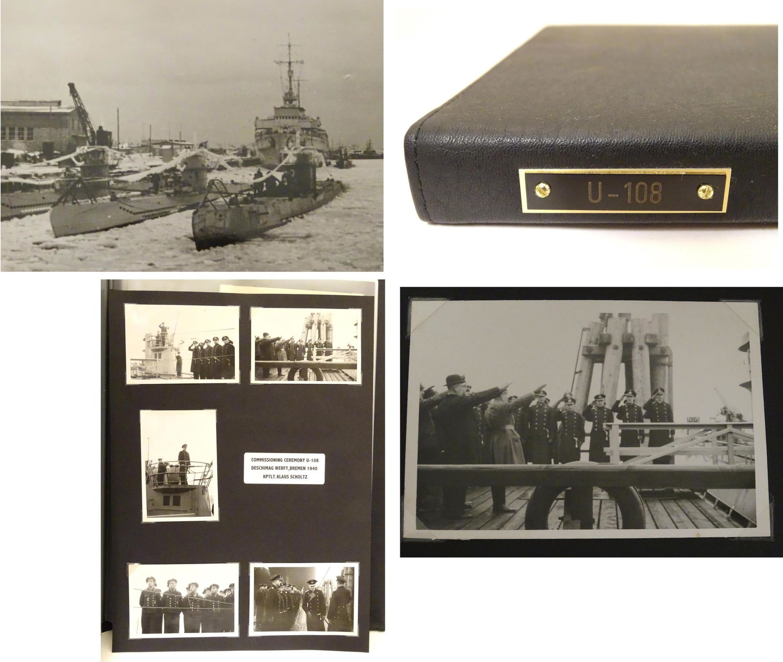 Ww2 German U Boat 108 Photo Album. Militaria, Ww2