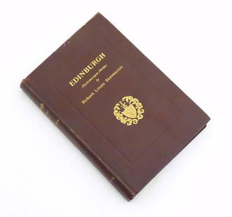 Book: Edinburgh - Picturesque Notes, by Robert Louis Stevenson. Published by Seeley & Co., London,: Book: Edinburgh - Picturesque Notes, by Robert Louis Stevenson. Published by Seeley & Co., London, 1900