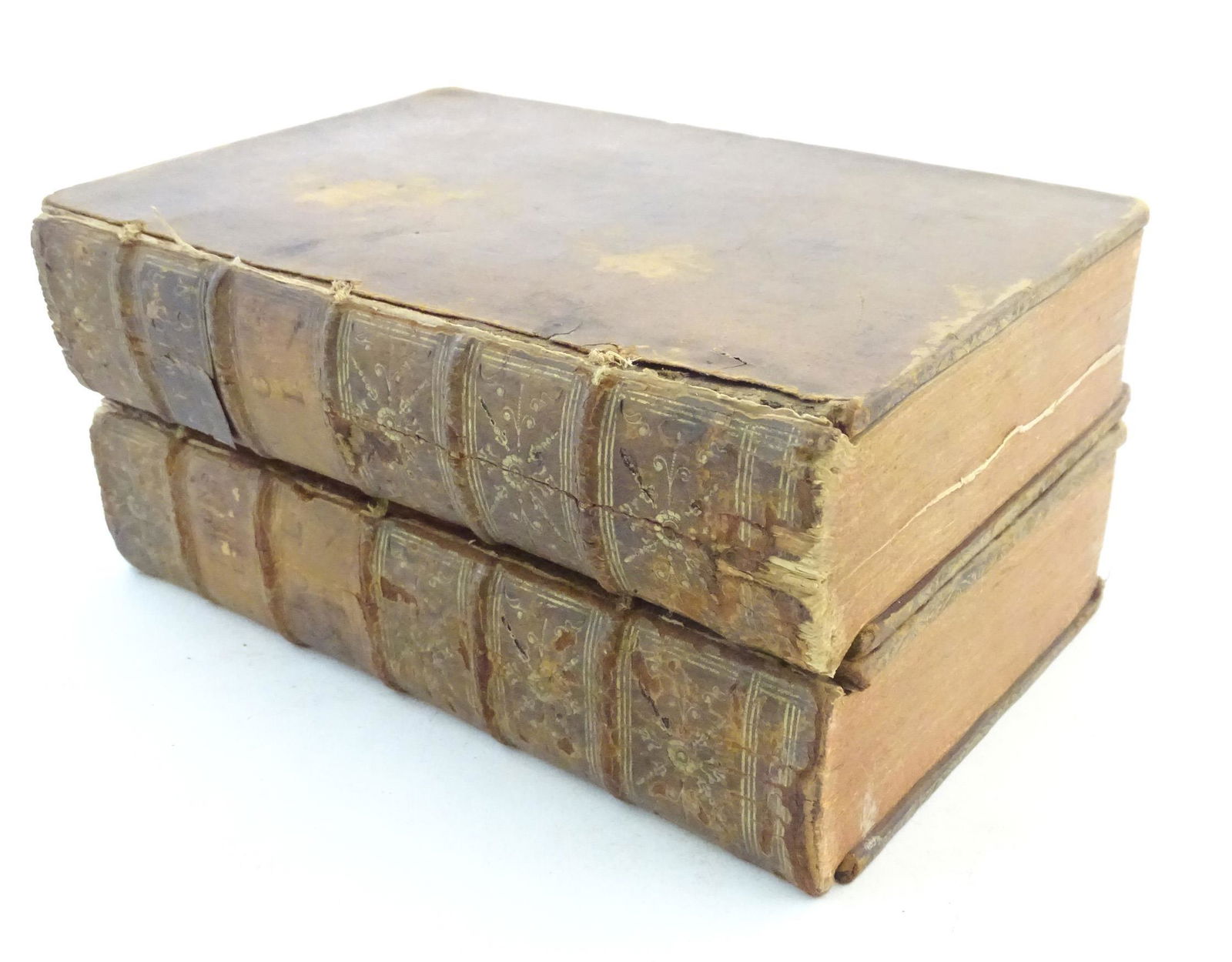 Books: Paradise Lost, A poem in twelve books, vols I & II, by John Milton. Published London, 1763 (1 of 12)