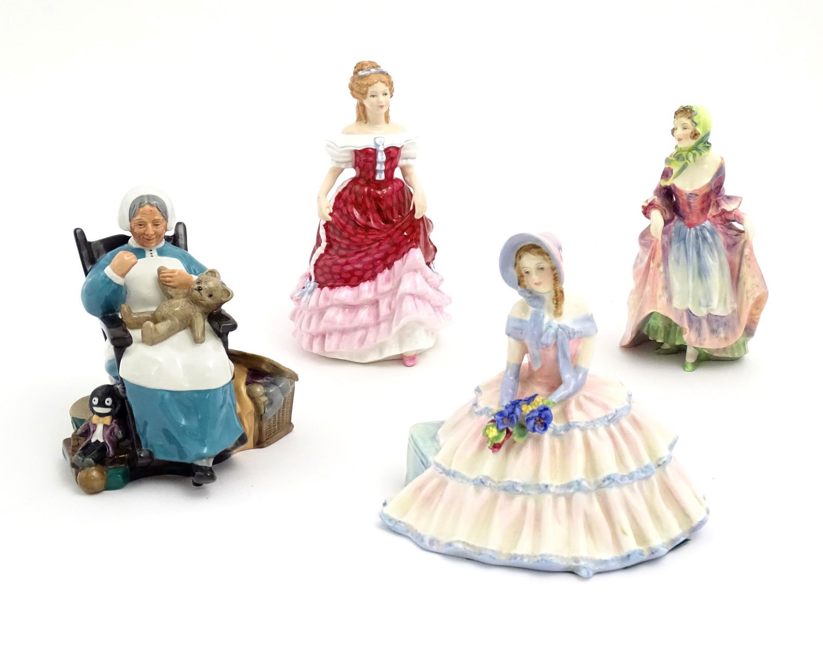 Four Royal Doulton figures comprising Daydreams, no. HN1731; Suzette, no. 2826; Sweet Sixteen, no. (1 of 10)