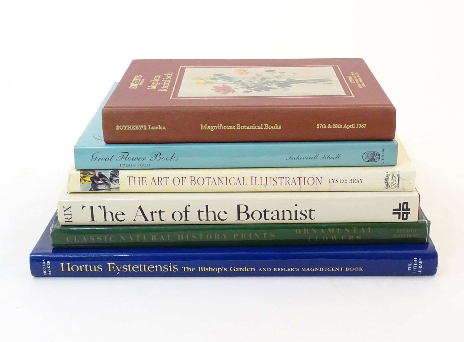 Books: A quantity of books on the subject of flowers to include Great Flower Books 1700-1900, by (1 of 15)