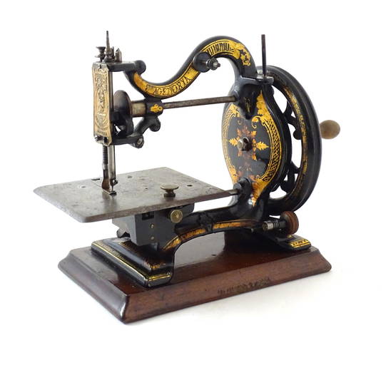 A Victorian Franklin Sewing Machine Co. Agenoria Sewing Machine, Marked