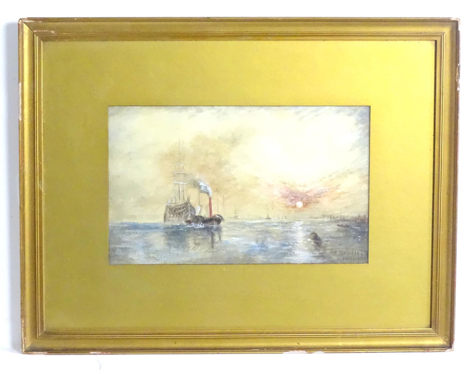 J. Bradley after Joseph Mallord William Turner (1775-1851), Early 20th century, Marine School, (1 of 4)