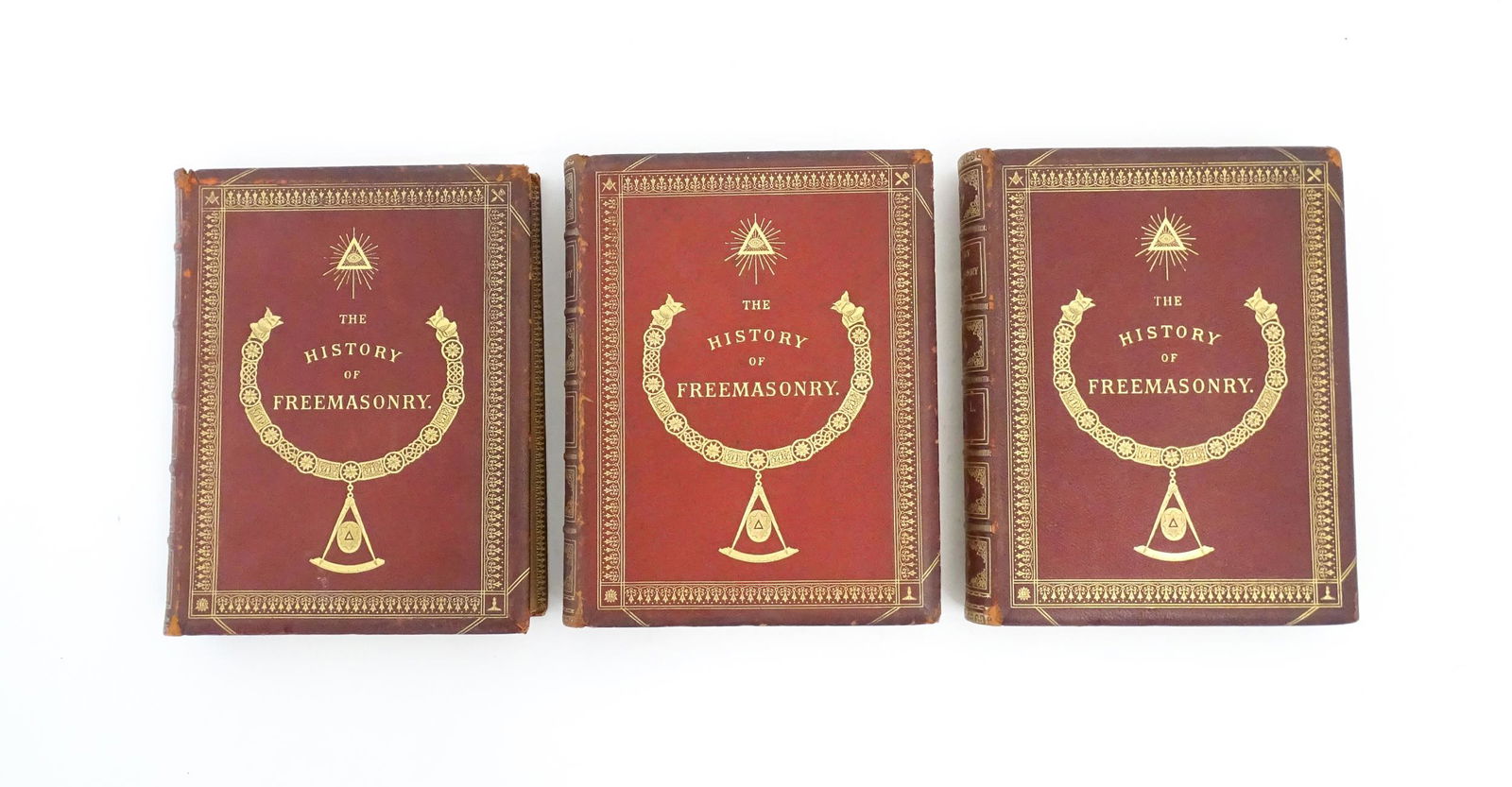 Books: The History of Freemasonry - Its Antiquities, Symbols, Constitutions, Customs, etc. Derived (1 of 10)