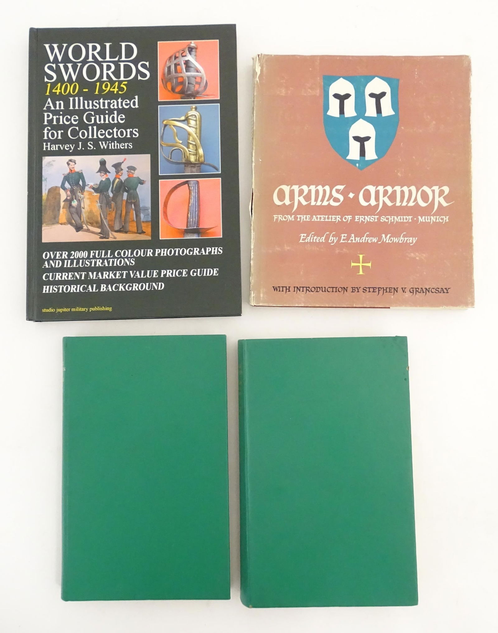 Books: Four books on the subject of arms and armour comprising Wallace Collection Catalogues: (1 of 9)