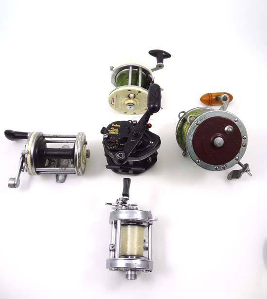 Fishing : Sea fishing Multiplier reels to include a Pen: Fishing : Sea fishing Multiplier reels to include a Penn Senator 4/0 special, a Mitchell 606, a Daiwa pro caster mag force, Mitchell 600 AP and an Abu ambassadeur 6500c.