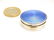 A HM silver pill box with guilloché enamel decoration