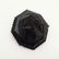 A Victorian Whitby jet brooch of octagonal form with