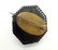 A Victorian Whitby jet brooch of octagonal form with - 2