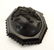 A Victorian Whitby jet brooch of octagonal form with - 3