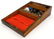 19thC Walnut Lap Desk : a burr walnut Writing Slope - 5