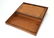 A Geo III brass cornered and bound writing slope / lap - 7